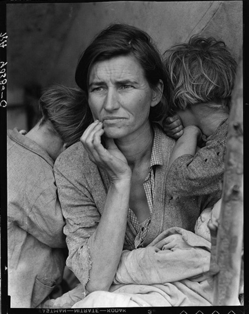 A történet Dorothea Lange "Migráns anya" című fotójának története mögött