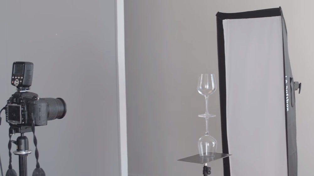 Hvordan fotografere glassprodukter på en hvit bakgrunn
