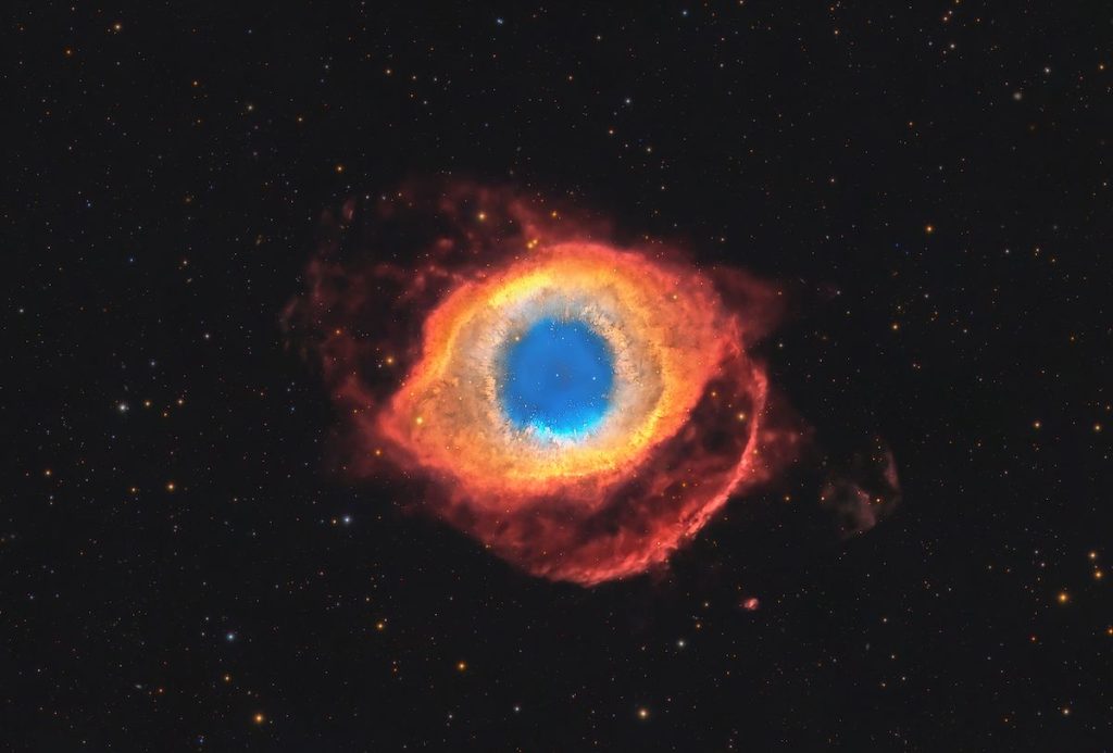  Astrofotograf bruker over 100 timer på å fange "Guds øye"